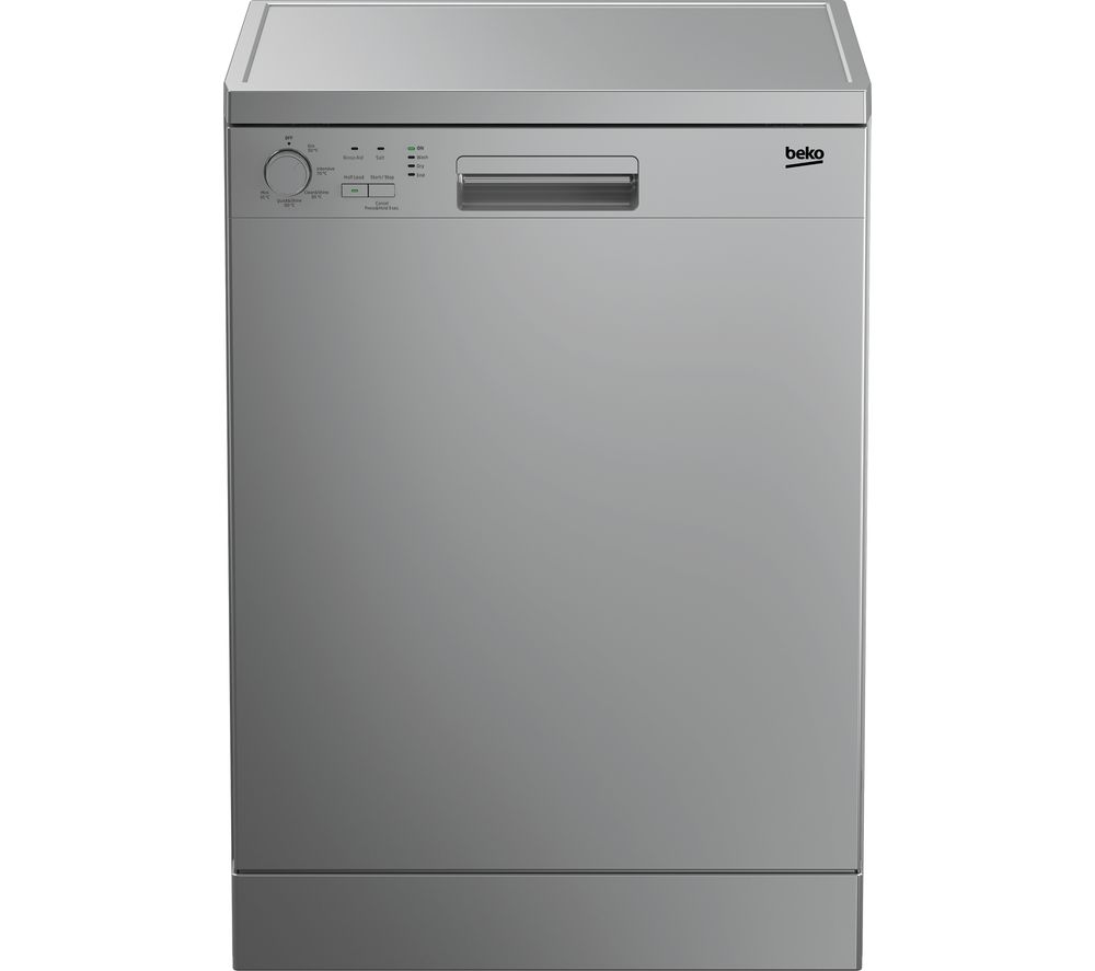 BEKO DFN05X11S Full-size Dishwasher - Silver, Silver