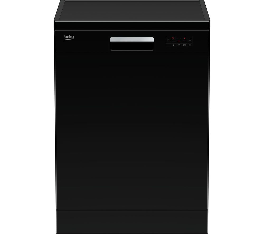 BEKO DFN16X10B Full-size Dishwasher - Black, Black