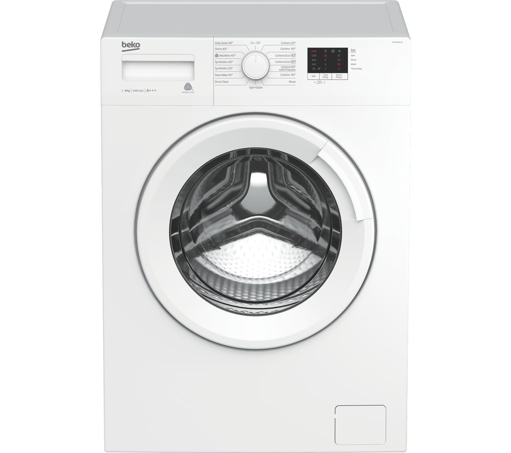 Beko WTB840E1W 8 kg 1400 Spin Washing Machine  White, White