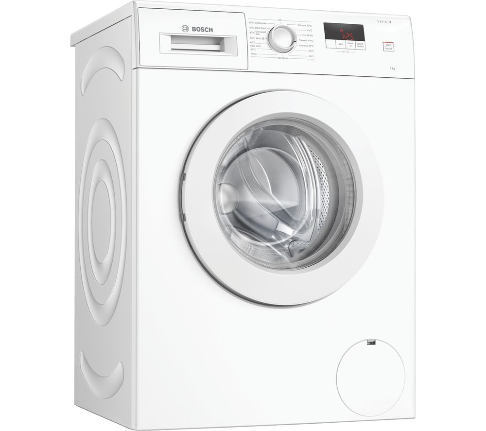 BOSCH Serie 2 WAJ28008GB 7 kg 1400 Spin Washing Machine - White, White