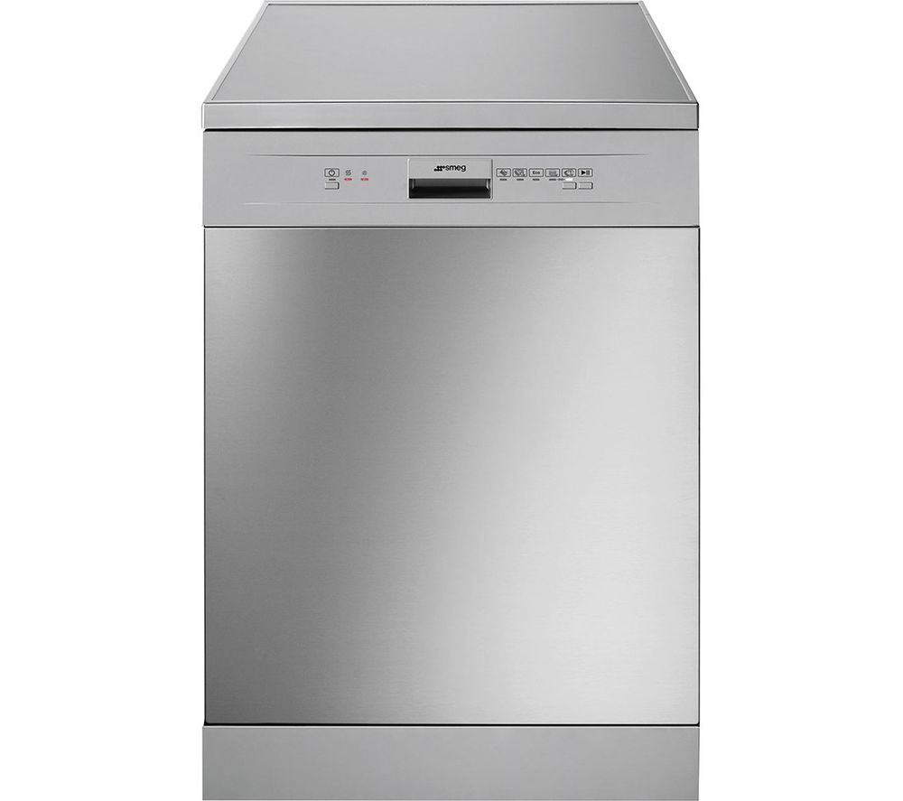 SMEG DFD13E2X Full-size Dishwasher - Stainless Steel & Silver, Stainless Steel