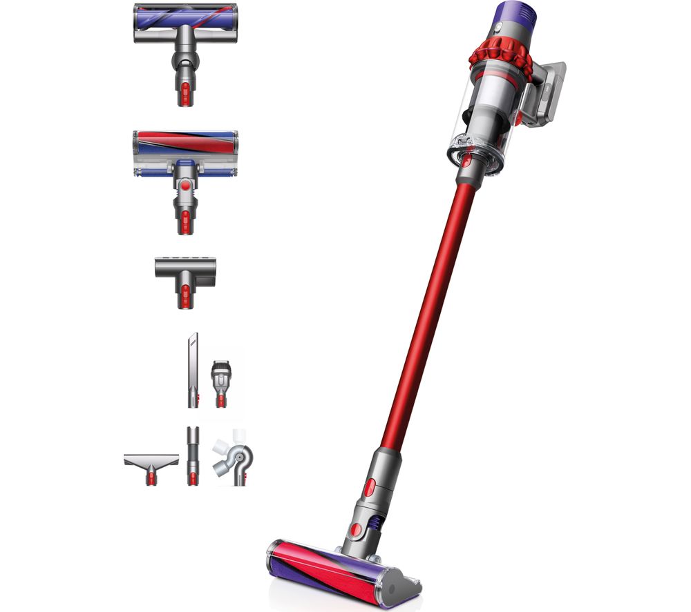 Dyson Cyclone V10 Total Clean Cordless Vacuum Cleaner - Red, Red