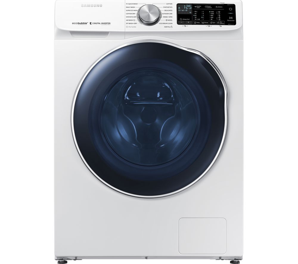 ecobubble WD10N645RAW WiFi-enabled 10 kg Washer Dryer - White, White