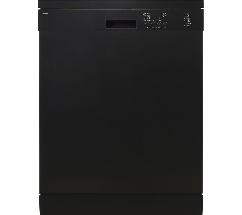 ESSENTIALS CDW60B18 Full-size Dishwasher - Black, Black