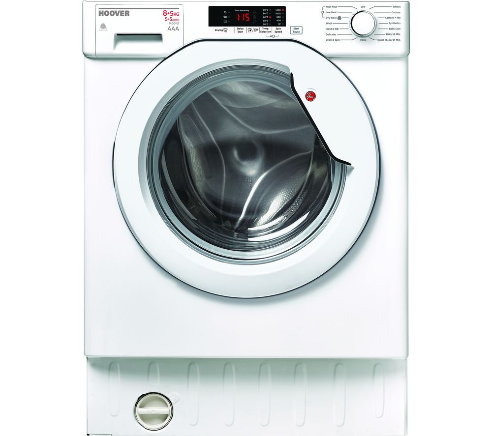 HOOVER HBWD 8514S-80 Integrated 8 kg Washer Dryer