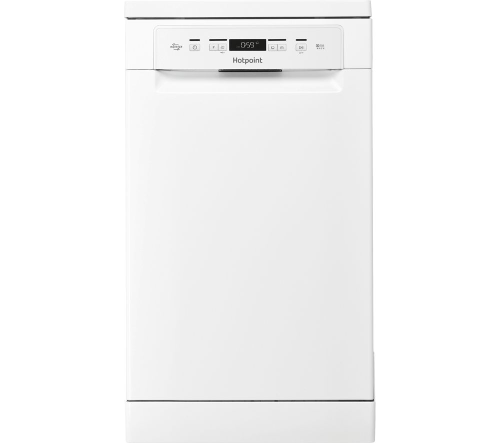 HOTPOINT HSFC 3M19 C Slimline Dishwasher - White, White