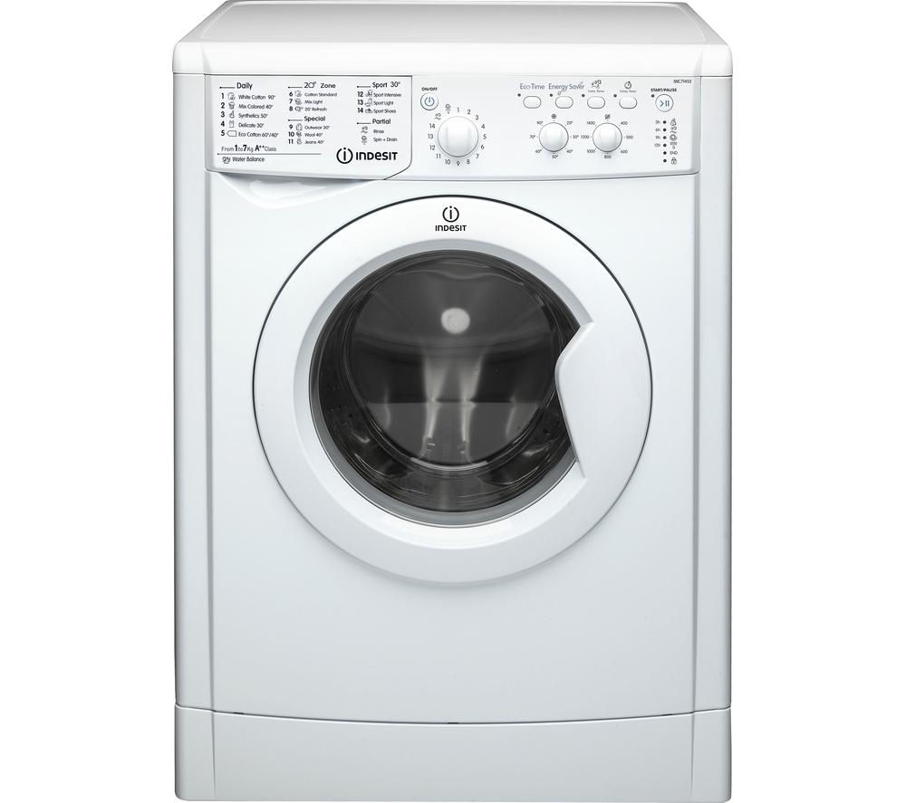 Indesit IWC71452 ECO Washing Machine - White, White