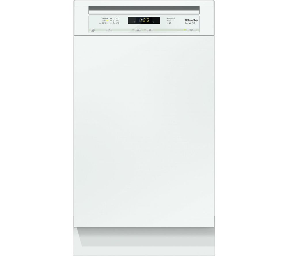 MIELE G4620SCi Slimline Semi-Integrated Dishwasher - White, White