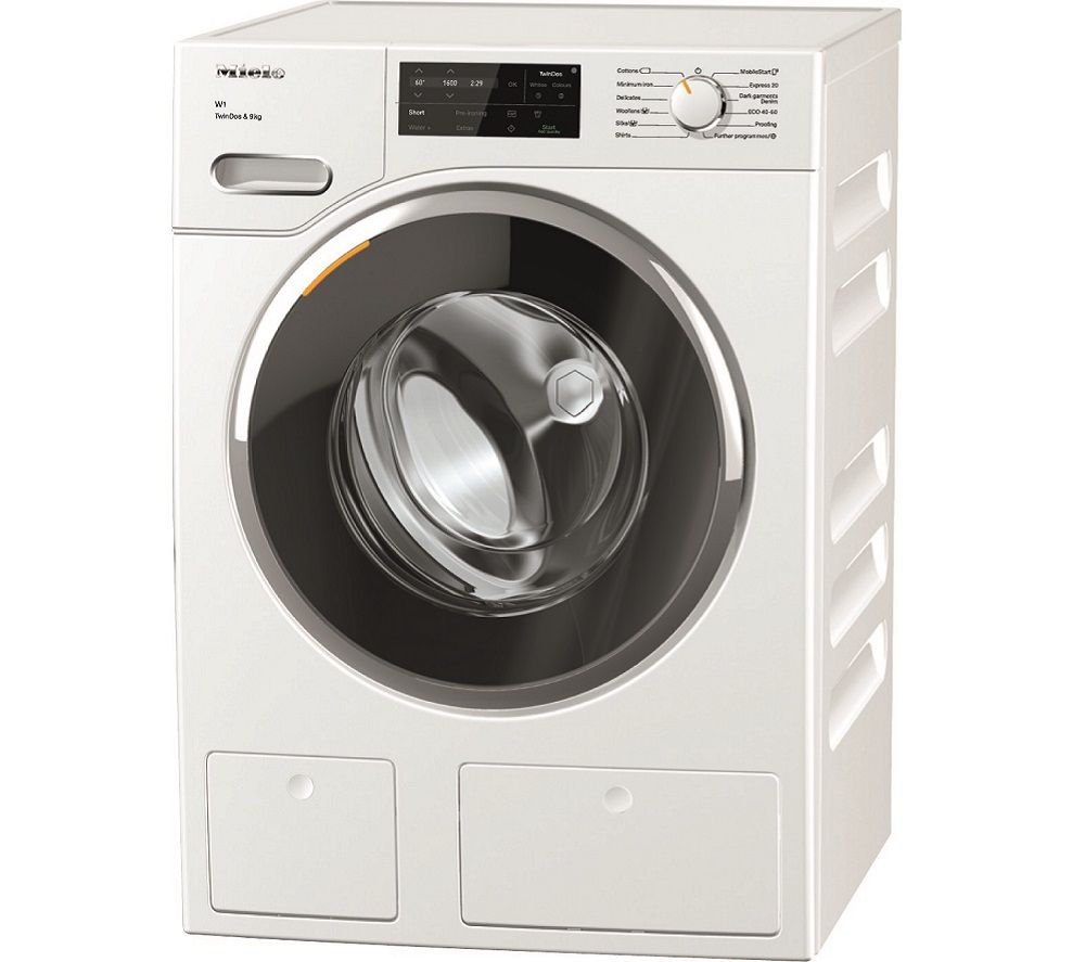 Miele W1 TwinDos WWG 660 WCS WiFienabled 9 kg 1400 Spin Washing Machine White, White