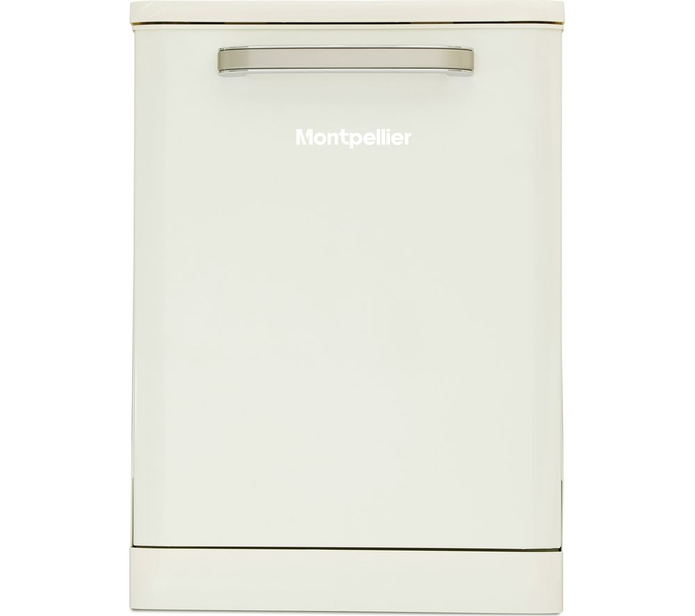 MONTPELLIER MAB600C Full-size Dishwasher - Cream, Cream