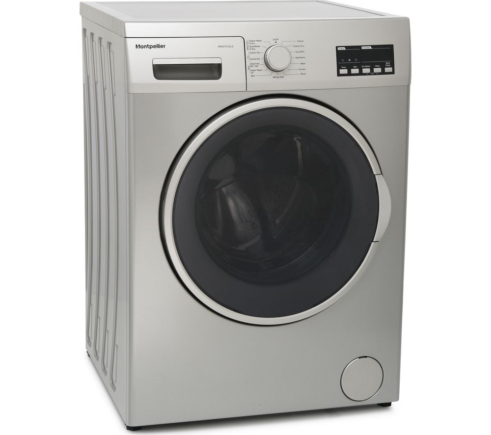 MWD7512LS 7 kg Washer Dryer - Silver, Silver