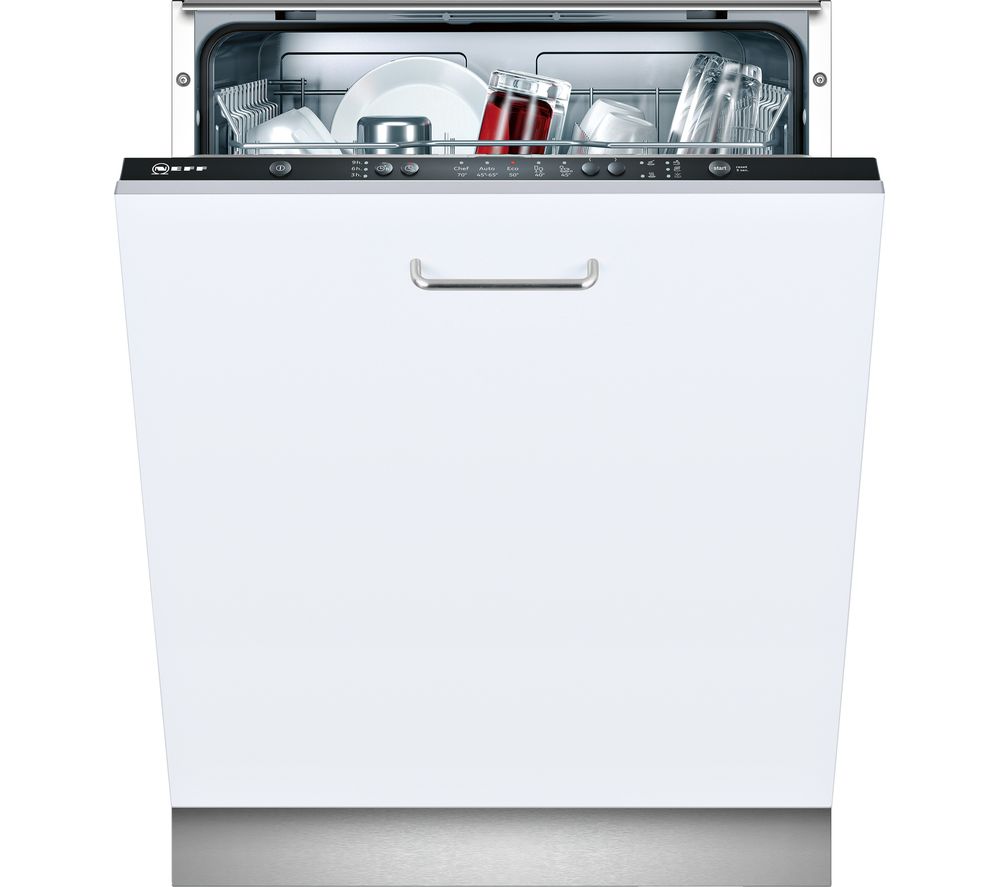 NEFF N30 S511A50X0G Full-size Fully Integrated Dishwasher, Red