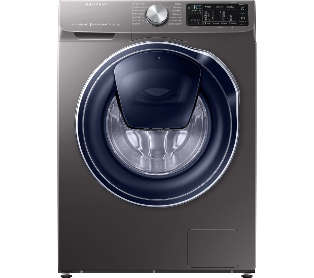 Samsung AddWash WW10N645RPX/EU Smart 10 kg 1400 Spin Washing Machine - Graphite, Graphite