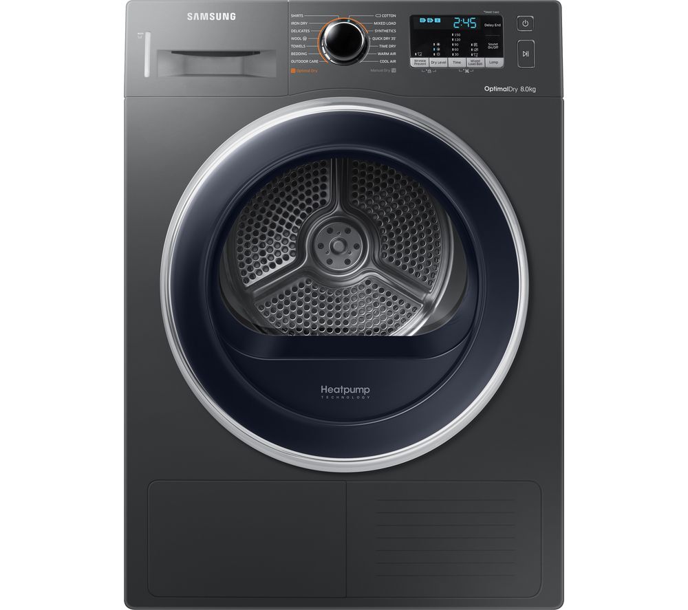 Samsung Tumble Dryer DV80M5010QX/EU 8 kg Heat Pump - Graphite, Graphite
