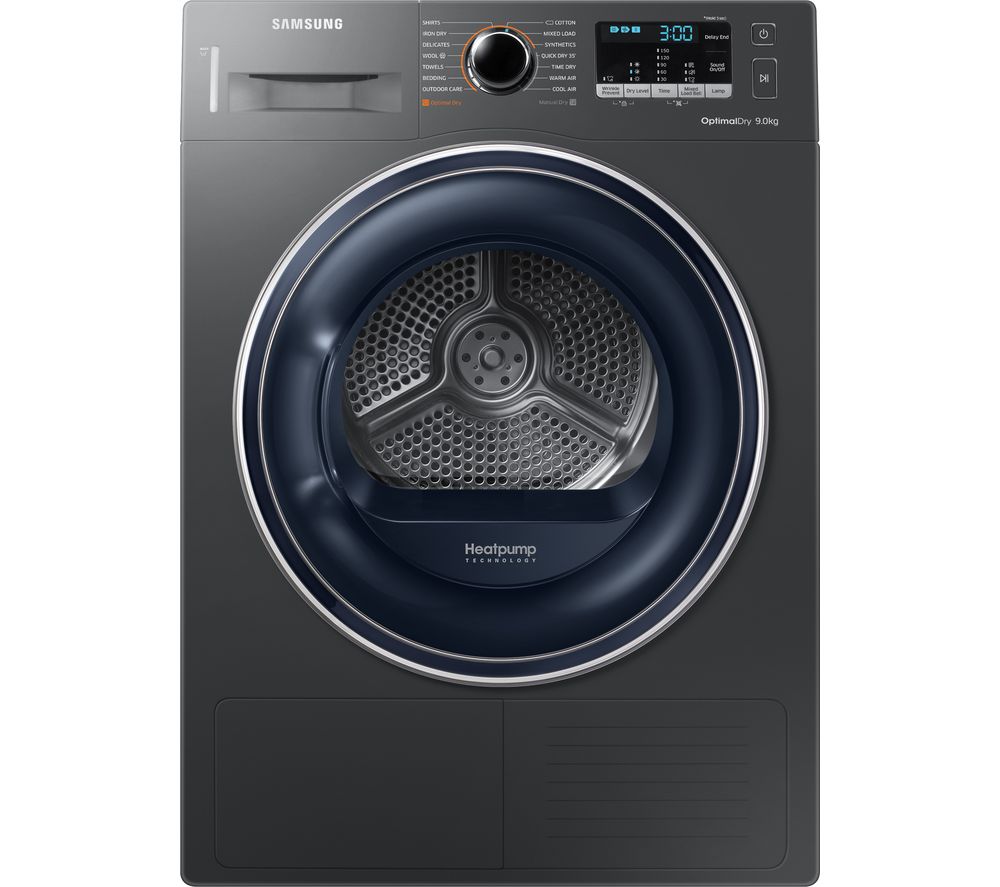 Samsung Tumble Dryer DV90M50003X/EU 9 kg Heat Pump - Graphite, Graphite