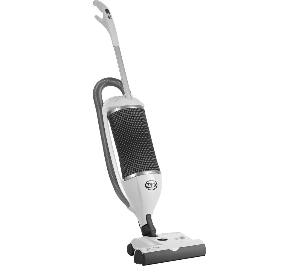 SEBO 9849GB Upright Vacuum Cleaner - Arctic White & Dark Grey