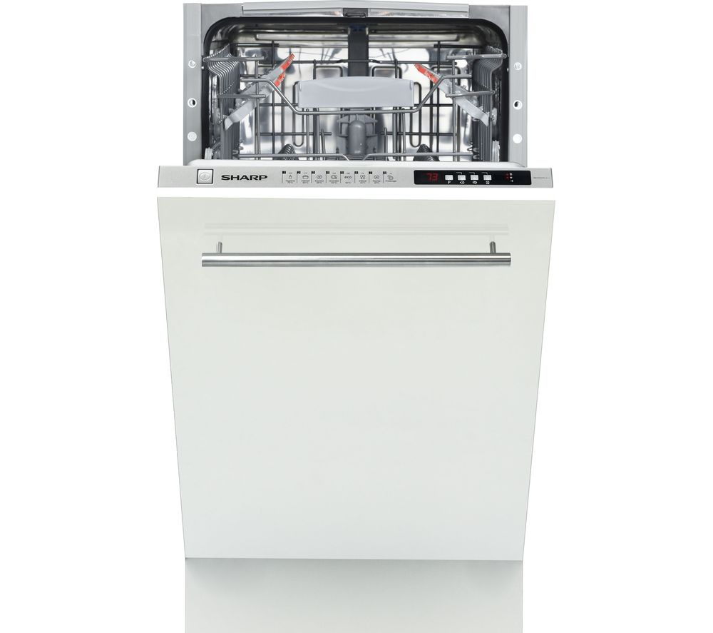 SHARP QW-S32I472X Slimline Fully Integrated Dishwasher