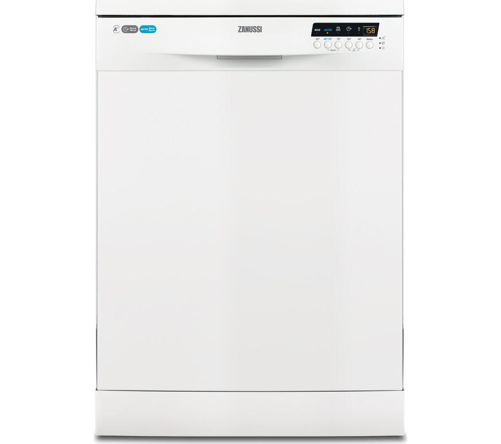 ZANUSSI ZDF26020WA Full-size Dishwasher - White, White