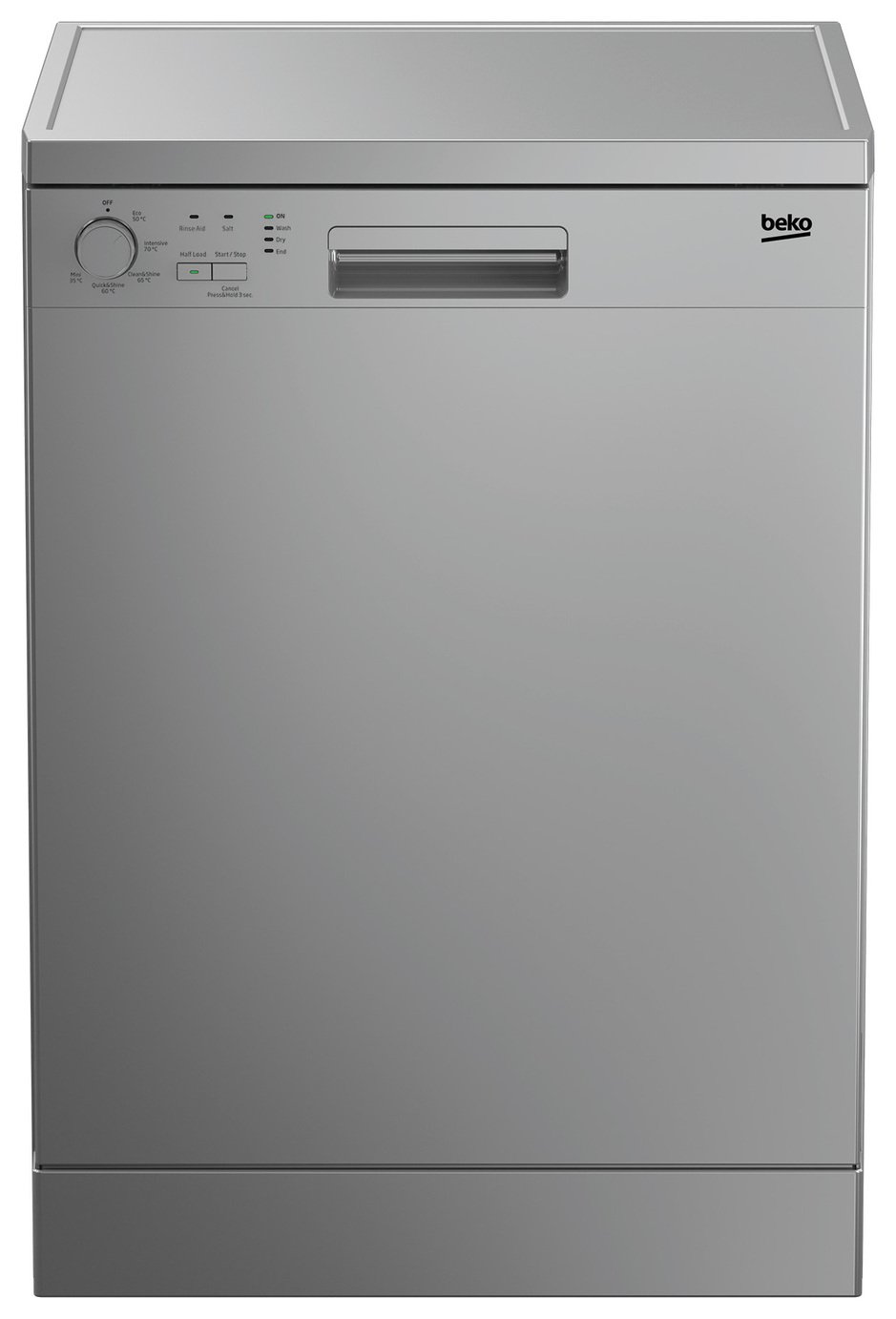 Beko DFN05310S Full Size Dishwasher - Silver