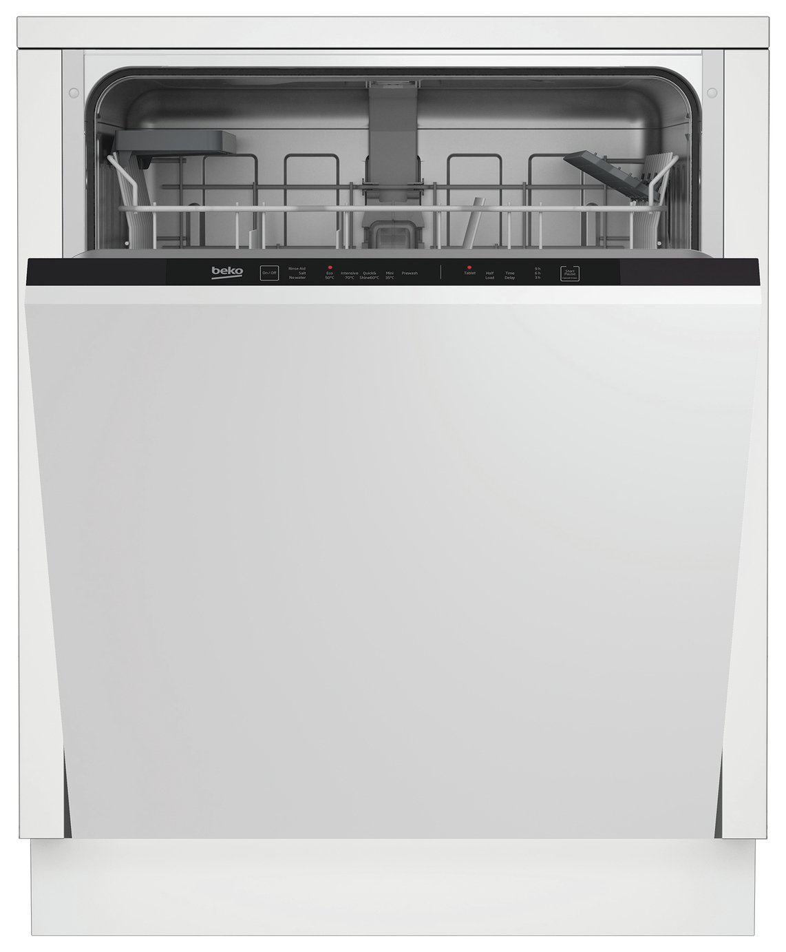 Beko DIN15311 Full Size Integrated Dishwasher - White