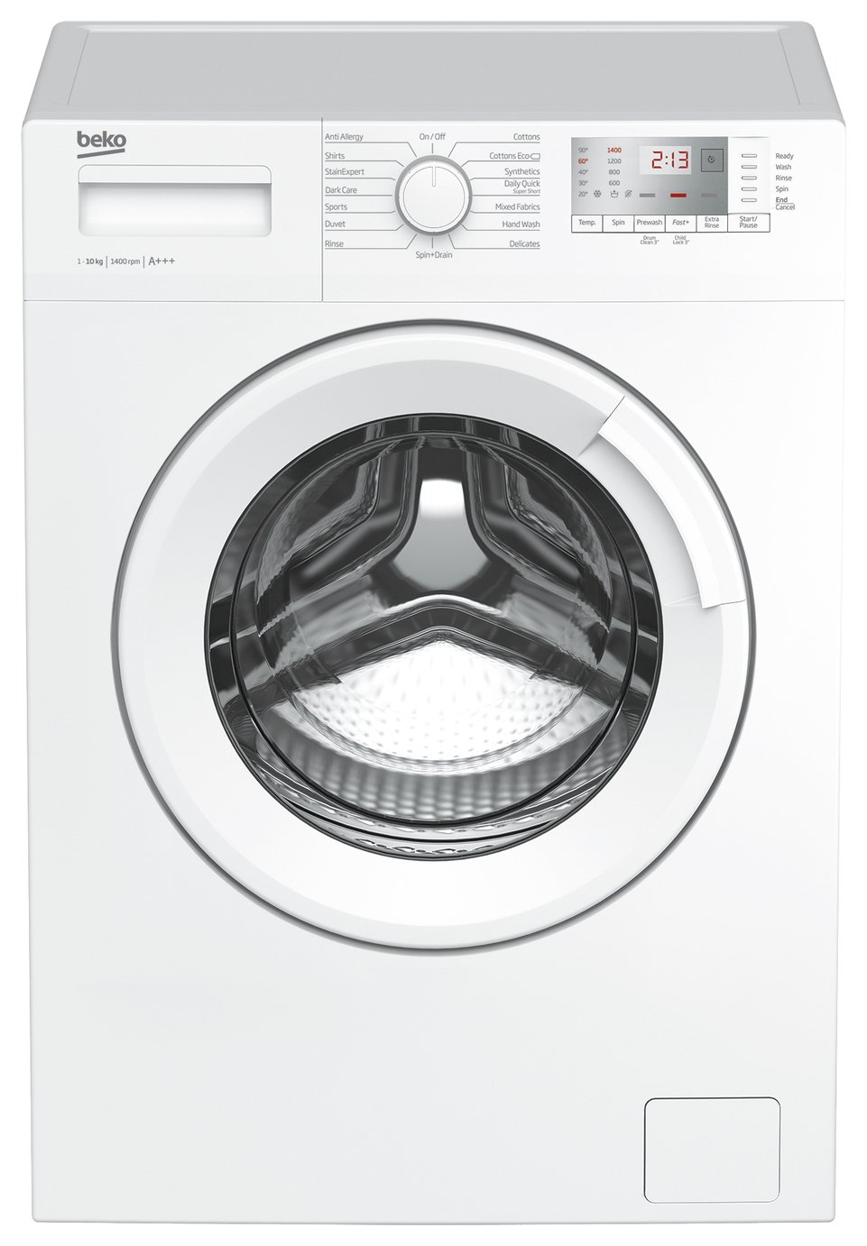 Beko WTG1041B1W 10KG 1400 Spin Washing Machine - White