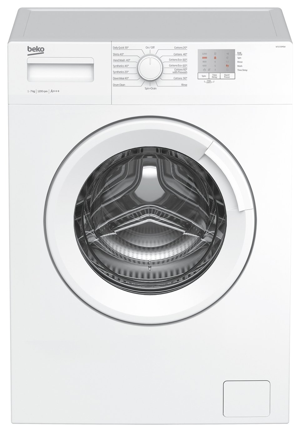 Beko WTG720M1W 7KG 1200 Spin Washing Machine - White