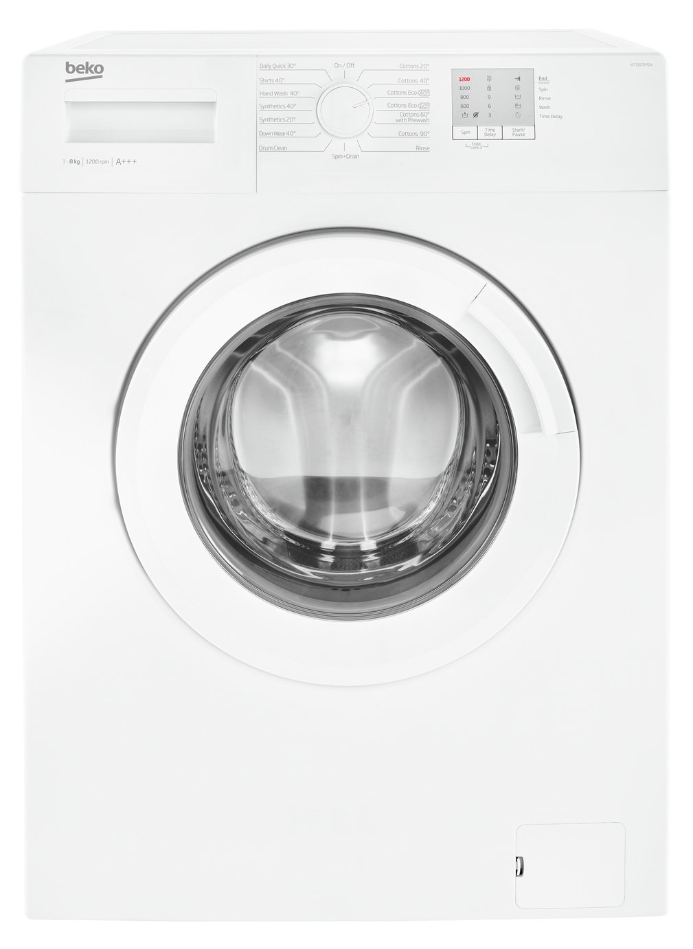 Beko WTG820M1W 8KG 1200 Spin Washing Machine - White