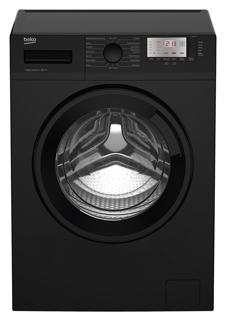 Beko WTG841B1B 8KG 1400 Spin Washing Machine - Black