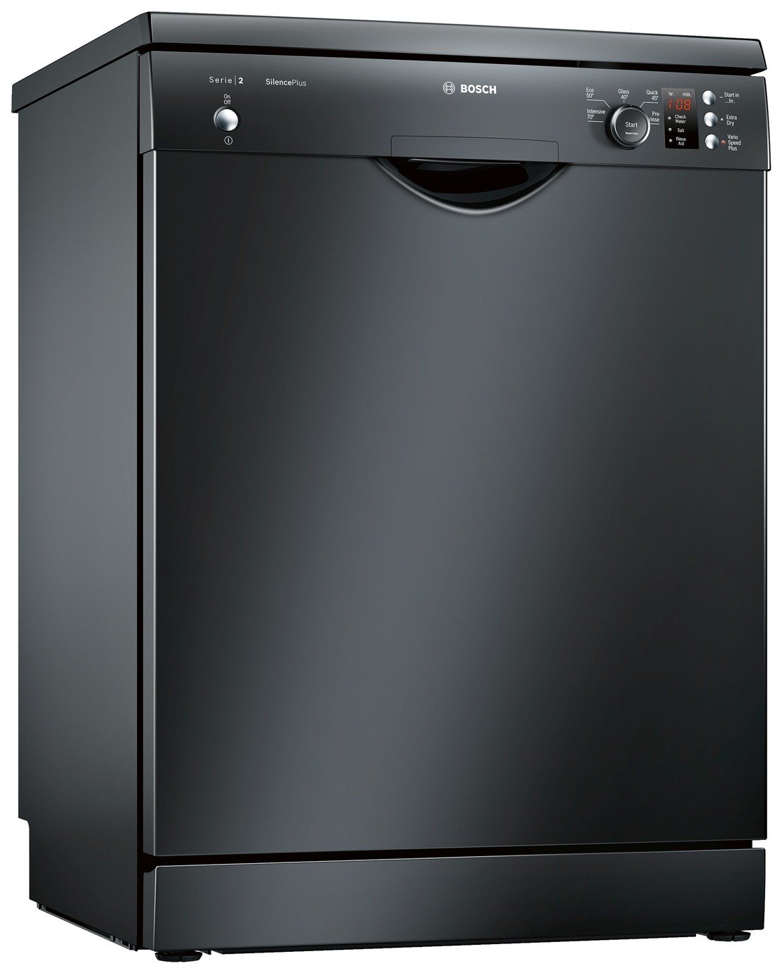 Bosch SMS25AB00G Full Size Dishwasher - Black