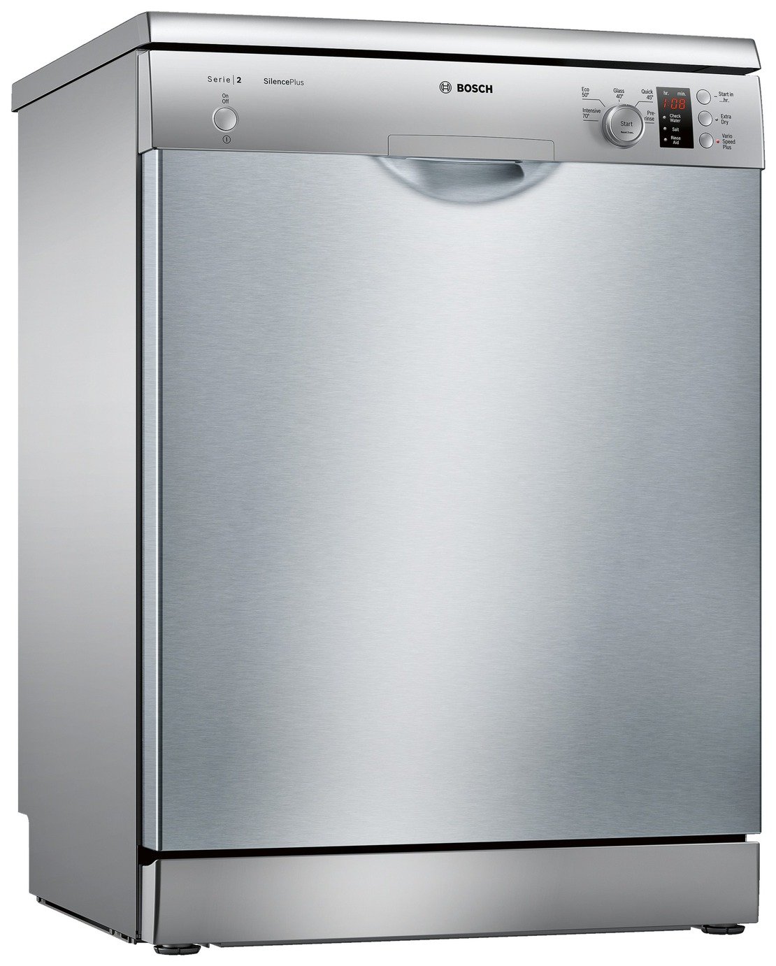 Bosch SMS25AI00G Full Size Dishwasher - Silver