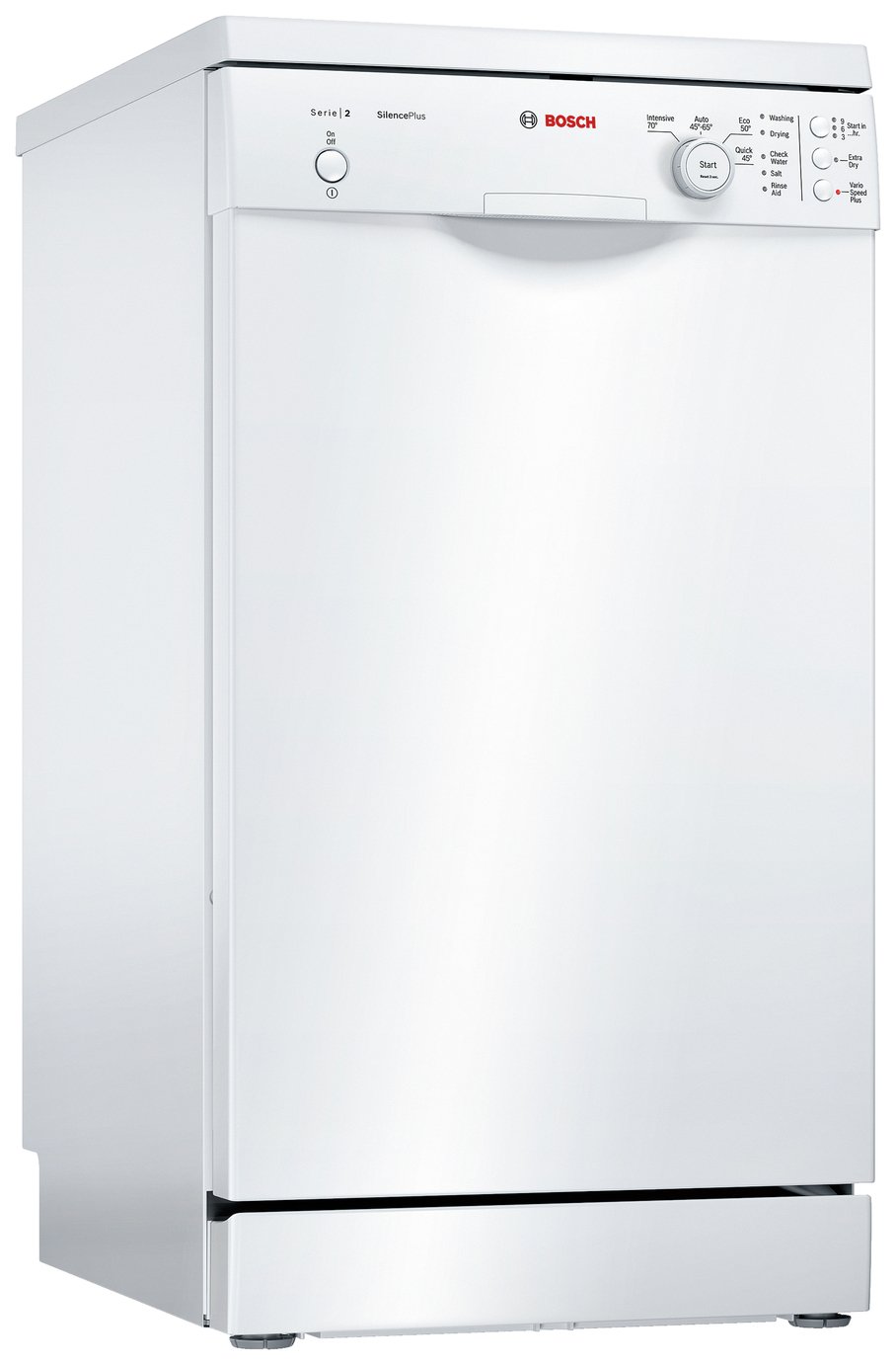 Bosch SPS24CW00G Slimline Dishwasher - White