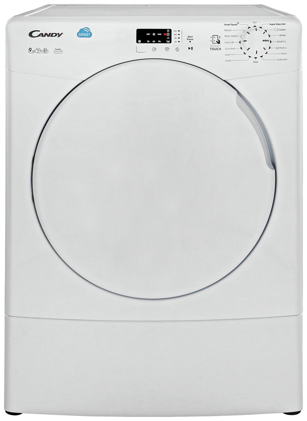 Candy CSV9LF 9KG Vented Tumble Dryer - White