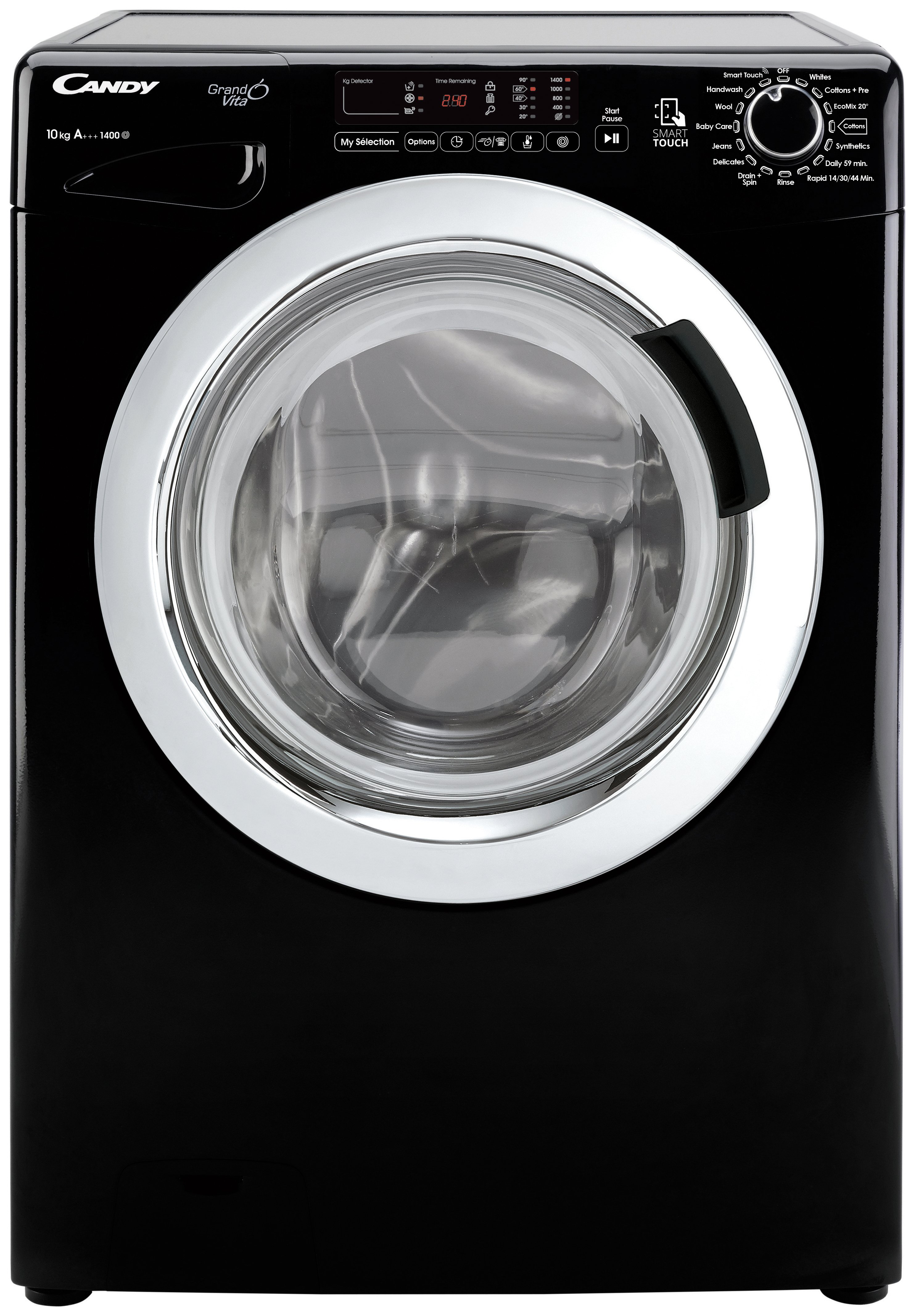 Candy GVS1410DC3B 10KG 1400 Spin Washing Machine - Black