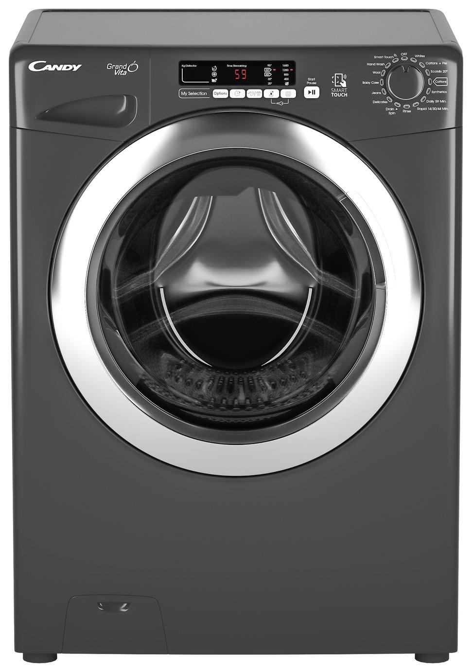 Candy GVS149DC3R 9KG 1400 Spin Washing Machine - Graphite