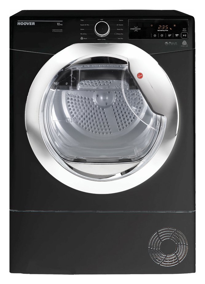 Hoover DXC10TCEB 10KG Condenser Tumble Dryer - Black