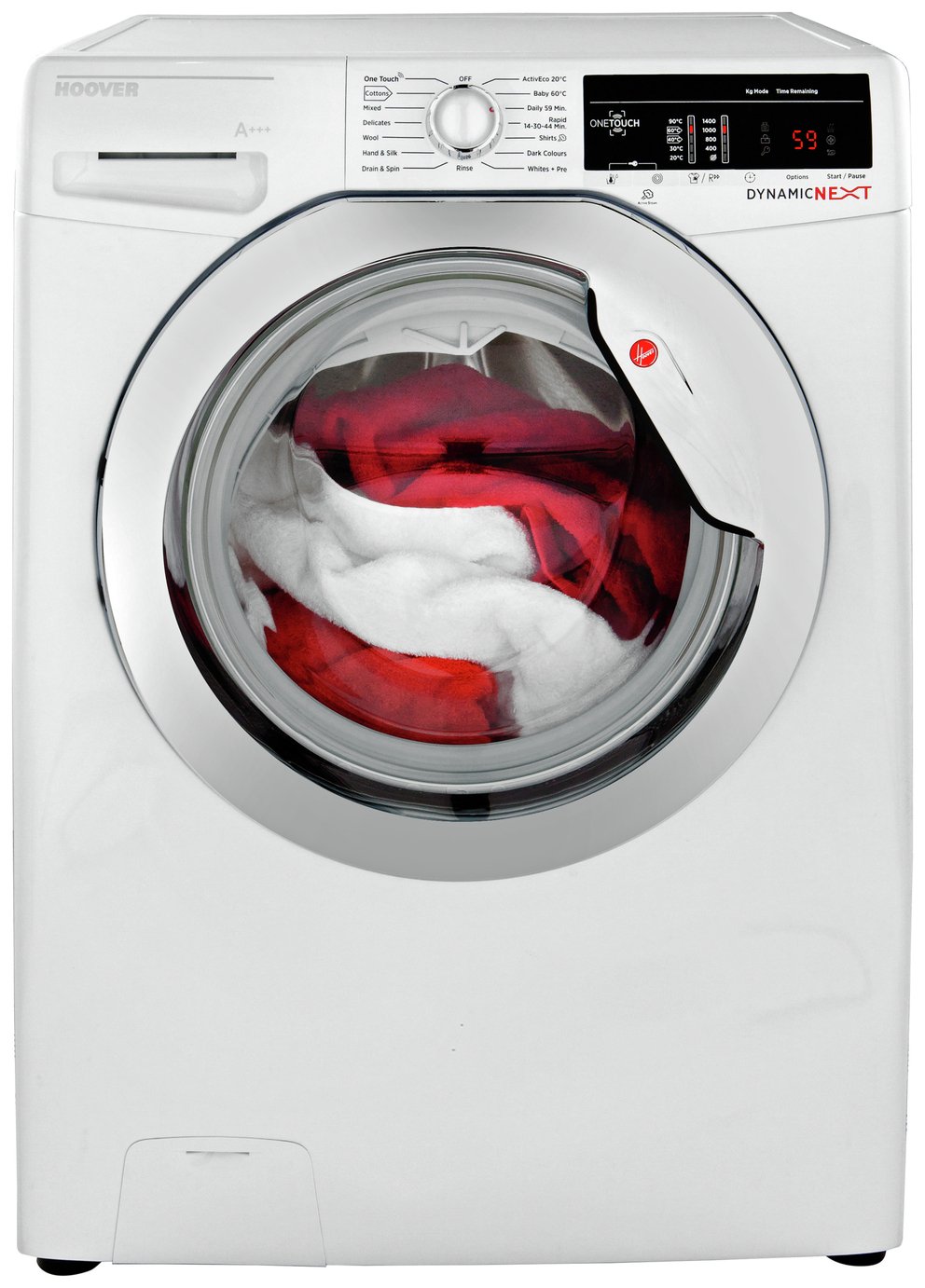 Hoover DXOA 49C3 9KG 1400 Spin A+++ Washing Machine - White