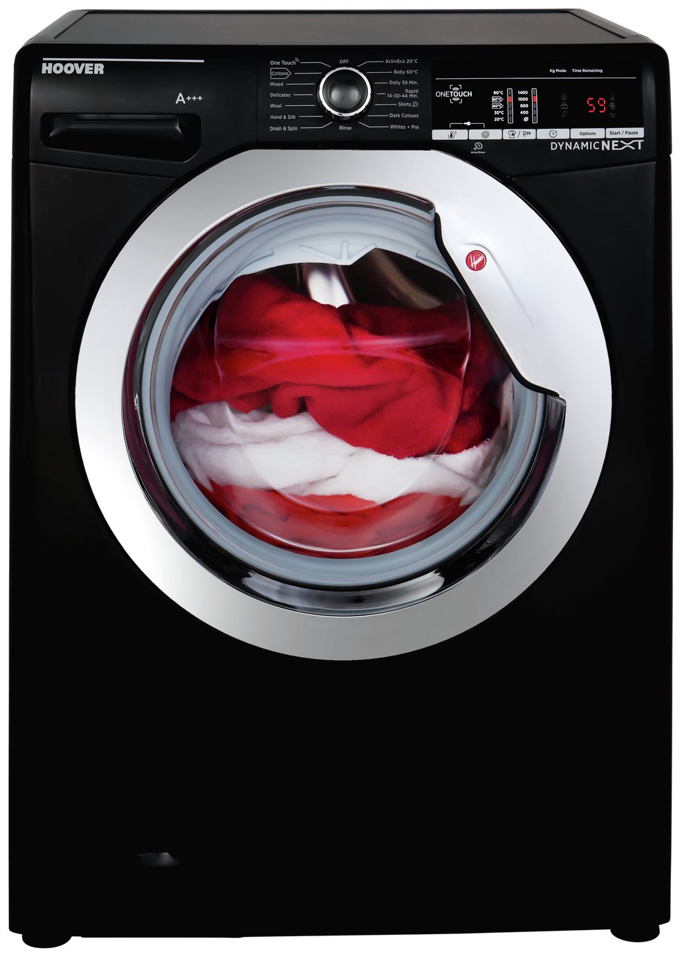 Hoover DXOA410C3B 10KG 1400 Spin Washing Machine - Black