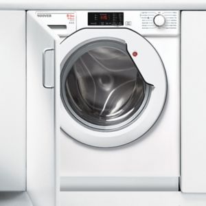 Hoover HBWD 8514D-80 White Built-in Condenser Washer dryer