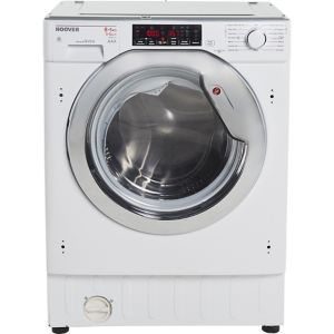 Hoover HBWDO8514TAHC-80 White Built-in Condenser Washer dryer 8kg/5kg