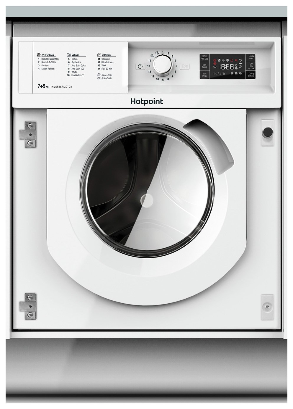 Hotpoint BI WDHG75148 UK N 7KG / 5KG Integrated Washer Dryer
