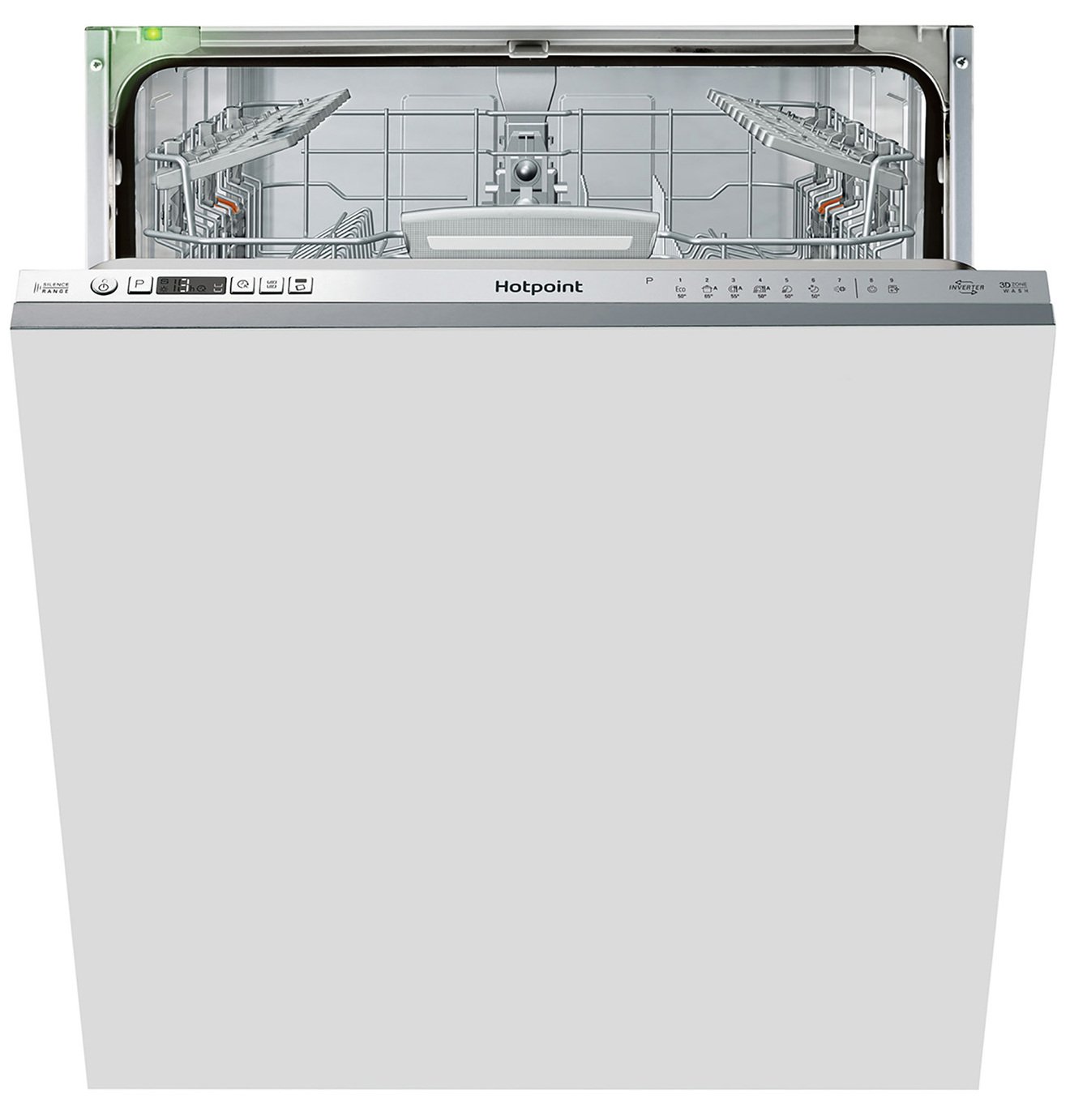 Hotpoint HIO3T1239WE Integrated Dishwasher - Silver