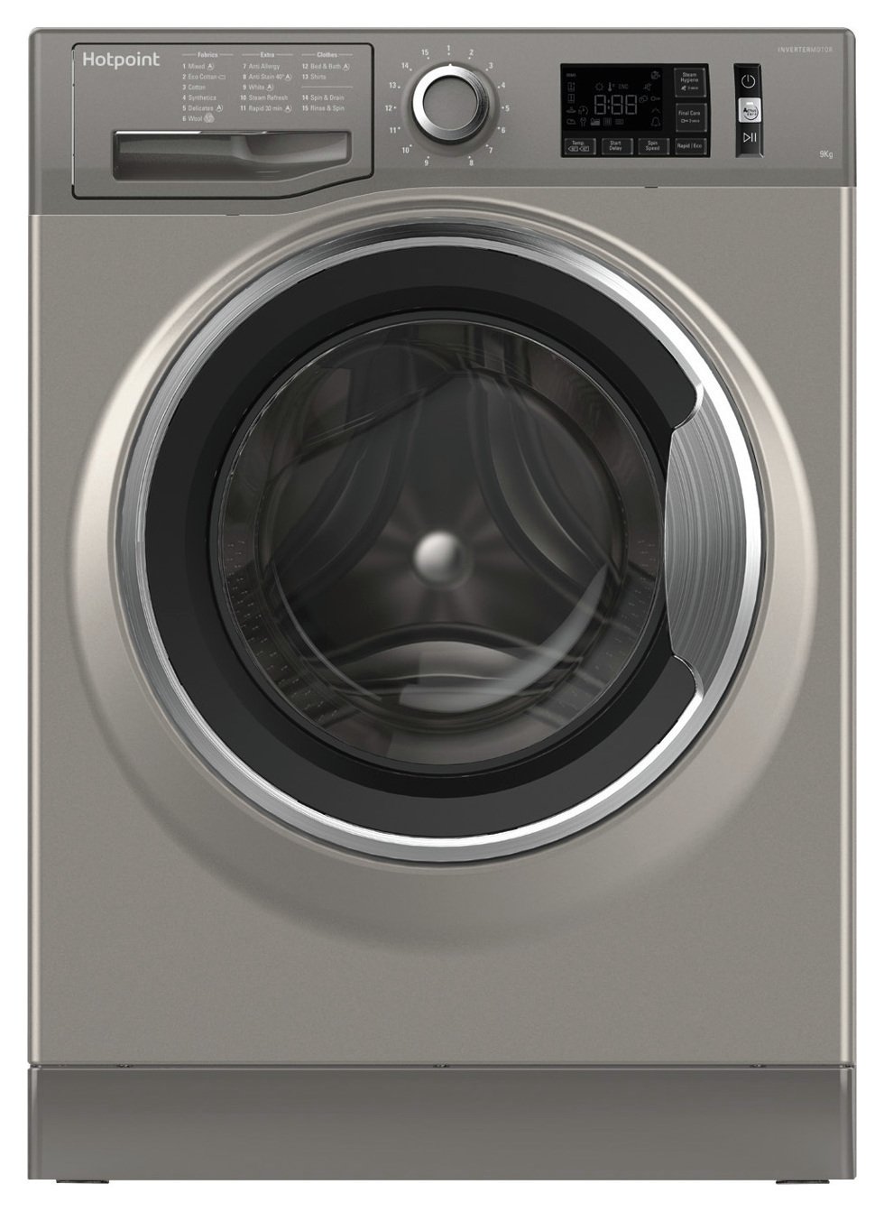 Hotpoint NM11946GCA 9KG 1400 Washing Machine - Graphite