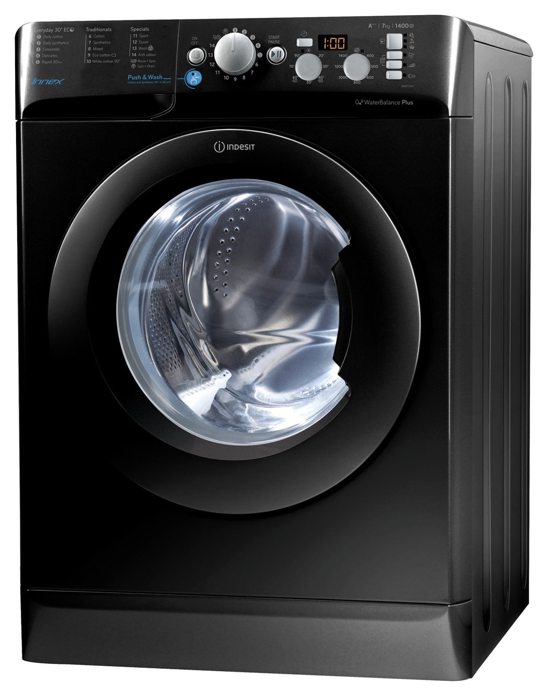 Indesit BWD71453KUK 7KG Washing Machine - Black
