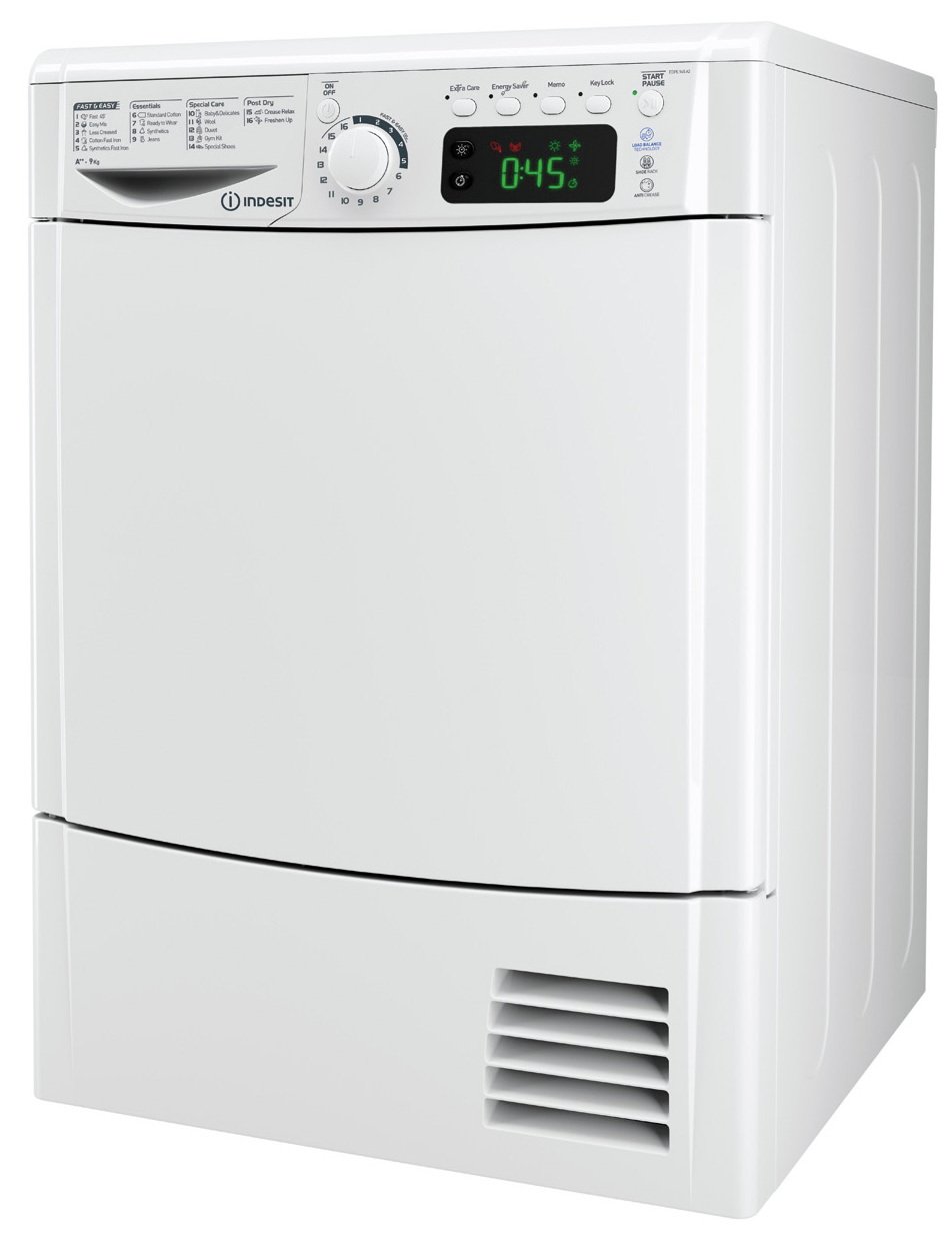 Indesit Eco-Time EDPE945A2ECO 9KG Heat Pump Dryer - White