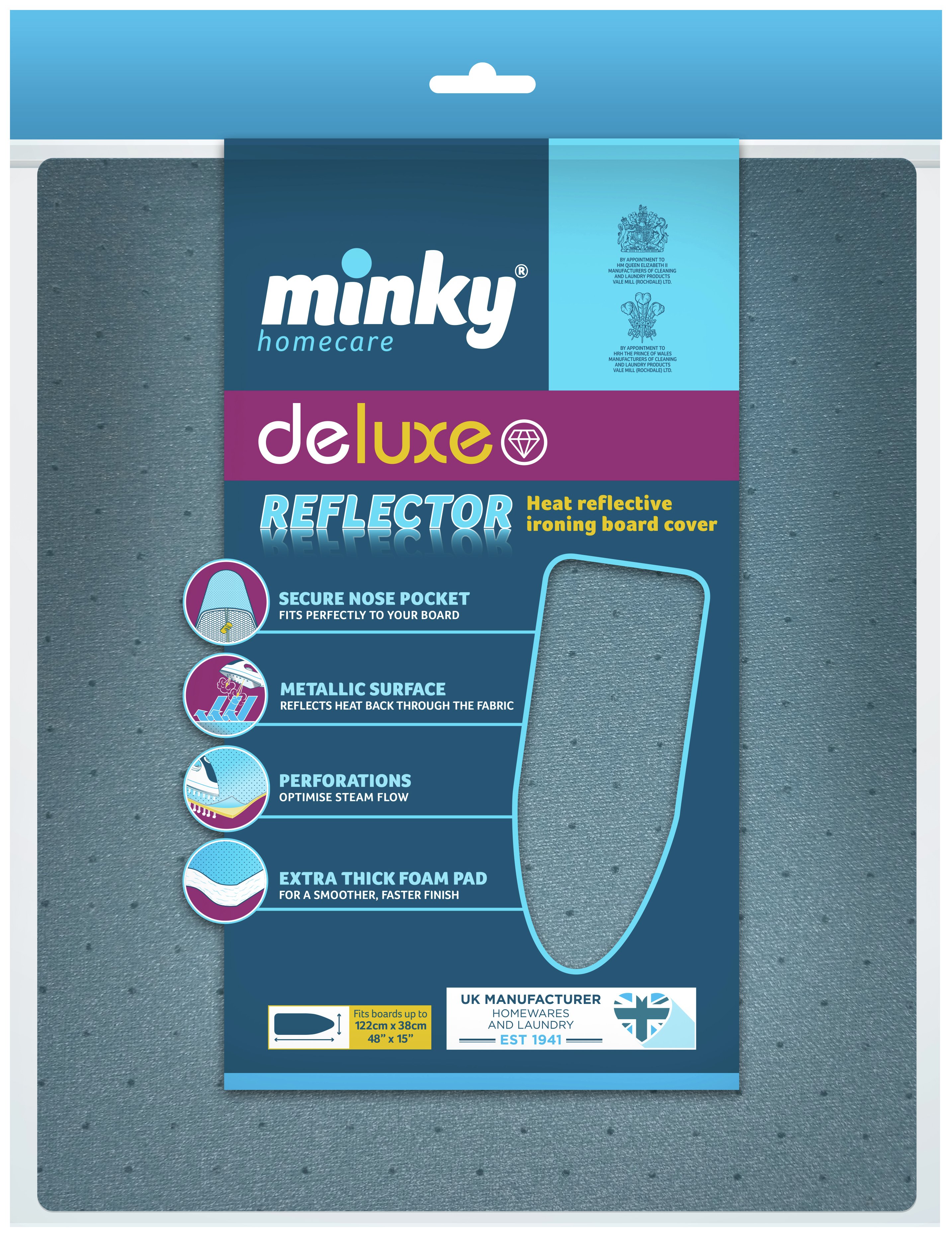 Minky Deluxe Reflect Ironing Board Cover.