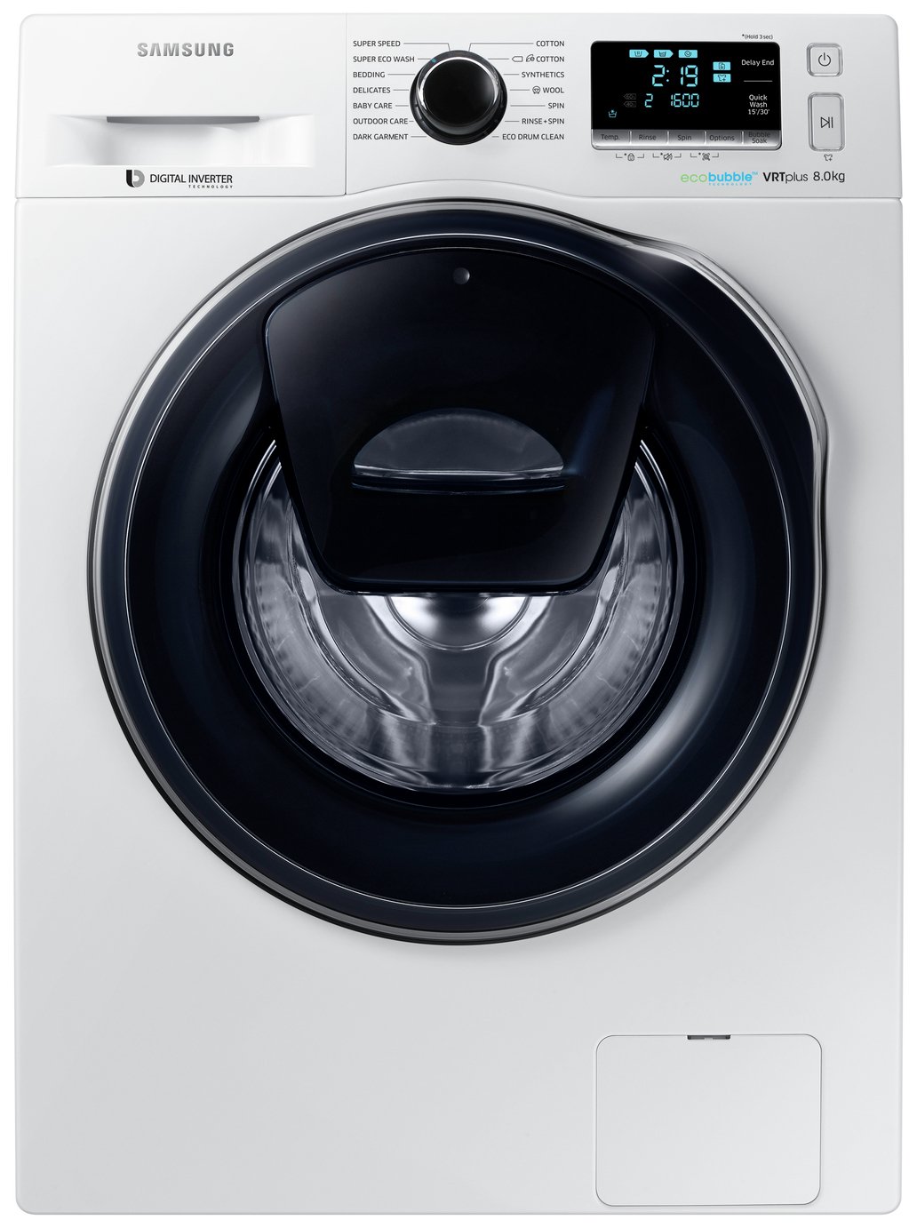 Samsung WW80K6610QW 8KG 1600 Spin Washing Machine - White