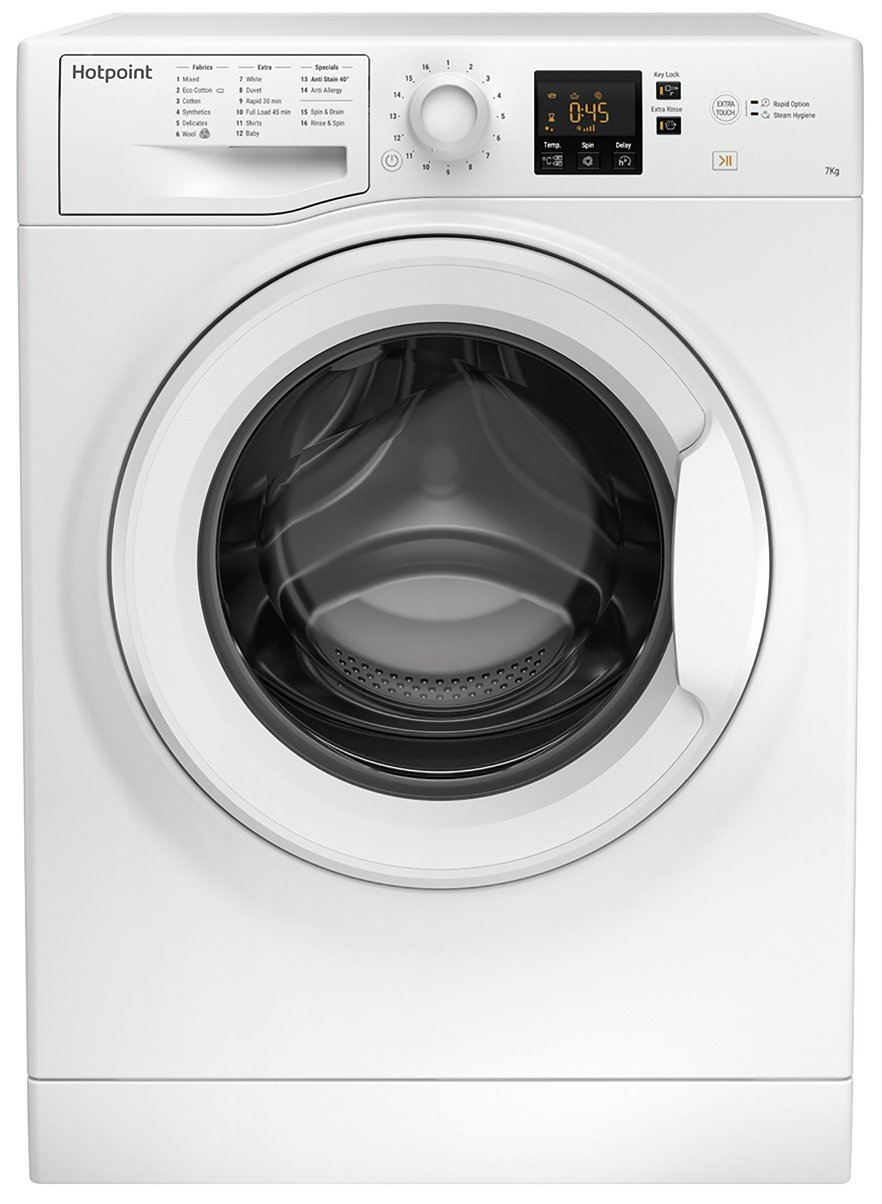 Hotpoint NSWM743UWUK 7KG 1400 Spin Washing Machine - White