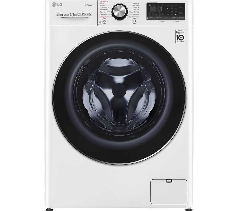 V9 FWV996WTS WiFi-enabled 9 kg Washer Dryer - White, White