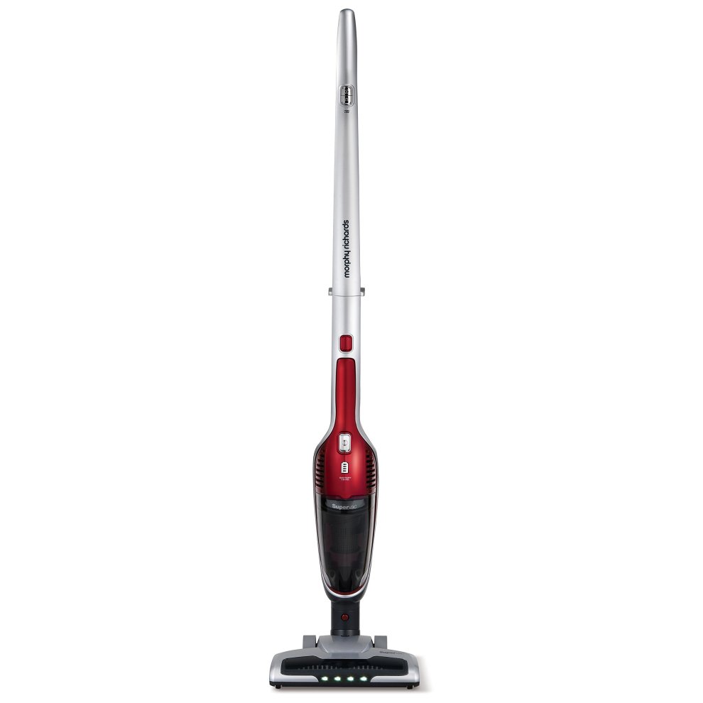 Morphy Richards Supervac 2-in-1 Cordless Vacuum Cleaner 21.6v 732102 Red Vacuum Cleaner Cordless