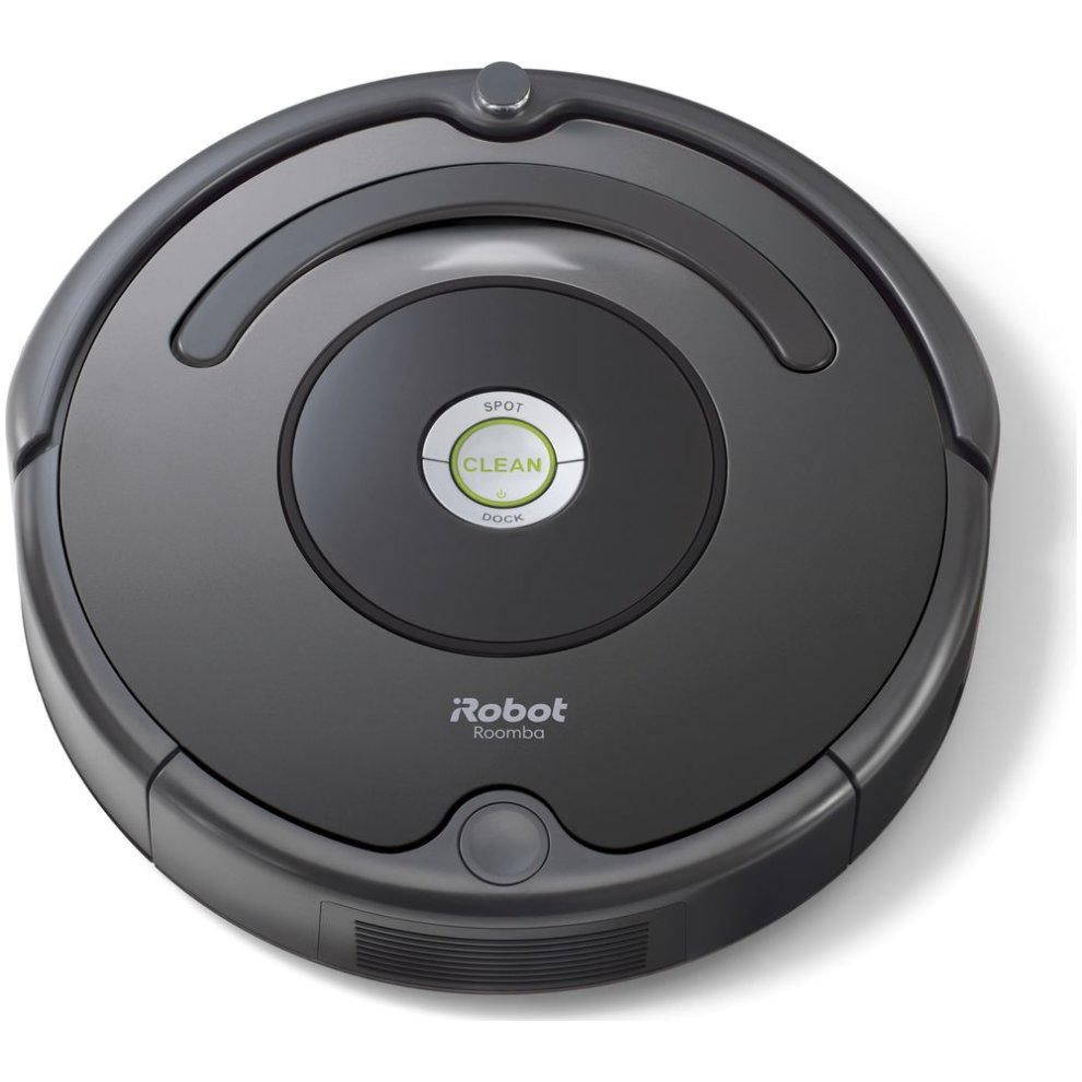 IROBOT Roomba 676 Robot Vacuum Cleaner - Black & Charcoal, Black